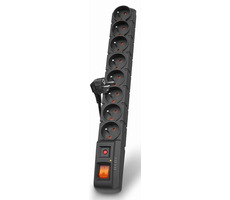 Listwa przeciwprzepięciowa Acar S8 / 8 gniazd / 230V / 10A / 3M