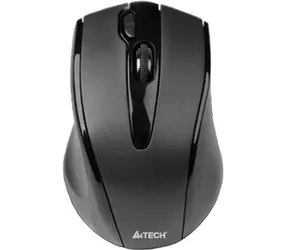 A4Tech G9-500F-1 Czarna / Bezprzewodowa mysz optyczna / 2000 DPI / 2.4Ghz / V-Track / 4 przyciski / Dla praworęcznych / Nano USB / 10m