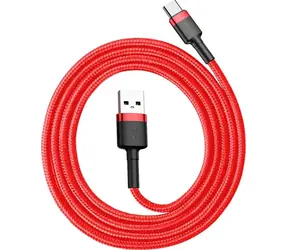 Baseus CATKLF-B09 USB 2.0 - USB-C czerwony / kabel do transmisji danych / 1m