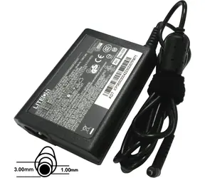 Zasilacz sieciowy Acer 65W 19V 3,0x1,0 mm czarny / bez przewodu zasilającego