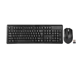 A4Tech 4200N czarna / zestaw bezprzewodowa klawiatura + mysz optyczna V-Track / układ USB / CZ-US
