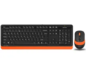 A4Tech Fstyler FG1010 pomarańczowy/zestaw bezprzewodowa klawiatura + mysz optyczna/USB/wodoodporna