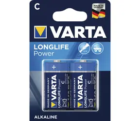Bateria Varta Longlife LR14 (C small mono) / 1,5V / 7800 mAh / alkaliczna / 2 szt. / w blistrze
