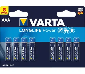 Bateria Varta Longlife AAA 8szt / 1,5V / alkaliczna / w blistrze