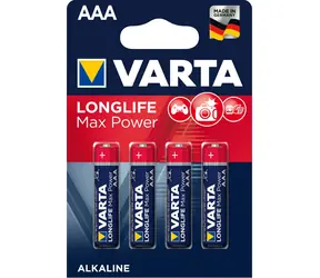 Bateria Varta Longlife AAA 4 szt. / 1,5 V / alkaliczna / w blistrze