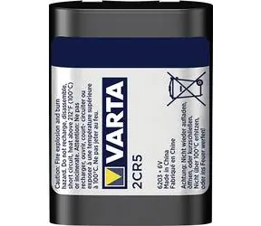 Varta Photo Battery 2CR5 / 6.0V / 1400 mAh / litowa / 1 szt. / w blistrze