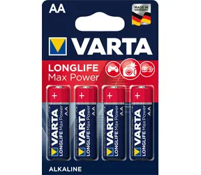 Bateria Varta Max Tech AA / 1,5V / 2600 mAh / alkaliczna / 4 szt. / w blistrze