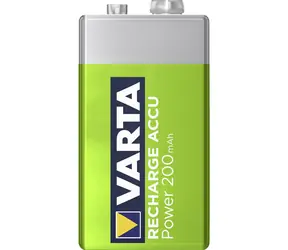 Akumulator Varta Ready2Use 6LR61 / 9.0V / 200 mAh / NiMH / 1 szt. / w blistrze