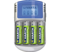 Varta Power LCD / Ładowarka + 4X baterie AA (2700mAh|NiMH) / 100-240V | 12V DC / 4xAA | AAA