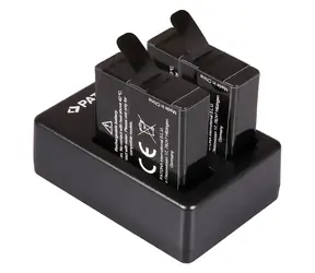 PATONA Ładowarka na 2 akumulatory GoPro AHDBT-501 / Napięcie wejściowe DC 5V |2,1A / Napięcie wyjściowe DC 4,4V | 2x750 mAh 
