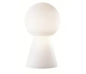 Ideal lux Birillo TL1 medium bianco 60W biała / lampa stołowa / E27 / IP20