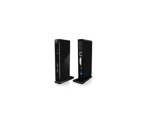 Stacja dokująca Icy Box IB-DK2241AC do notebooków i komputerów PC, czarna / 2x USB 3.0 / HDMI