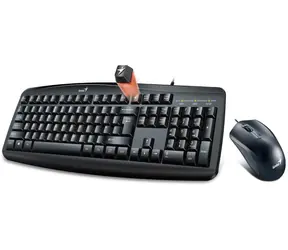 Genius SMART KM-200 czarny / Zestaw klawiatury i myszy przewodowej / układ USB / CZ+ SK