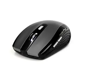 Media-Tech RATON PRO tytanowa / bezprzewodowa mysz optyczna / 1200 CPI / 2,4 GHz / 5 tl. + koło / 2x AAA