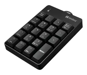 Przewodowa klawiatura numeryczna Sandberg USB czarna / klawiatura numeryczna / USB