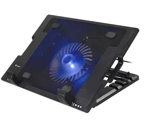 Tracer ICESTORM 17" czarny / podkładka chłodząca do laptopa 17" / 2xUSB 2.0 / 1x wentylator 125 mm / regulowany kąt