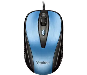 YENKEE Quito niebieska / Mysz optyczna / 2400 DPI / 4 przyciski / USB / 1,45m