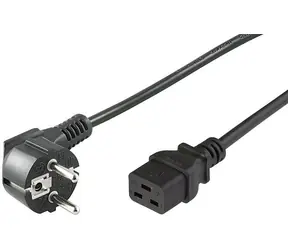 Przewód zasilający MicroConnect CEE 7-7 - C19 / 5m