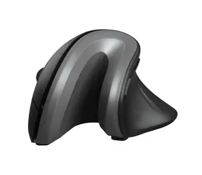 Ergonomiczna mysz bezprzewodowa Trust Verro czarna / czujnik optyczny / 1600 DPI / 6 przycisków / odbiornik USB