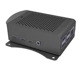 Obudowa Raspberry Alu-wall czarna (Joy-it) dla Raspberry Pi 4 B