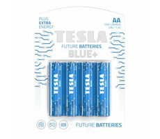 Bateria ołówkowa TESLA BLUE+ Zinc Carbon AA (R06) 4 szt. w blistrze