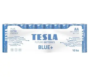 Bateria ołówkowa TESLA BLUE+ Zinc Carbon AA (R06) 10 szt./folia