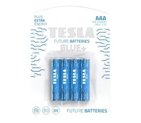 Bateria do mikropenu TESLA BLUE+ Zinc Carbon AAA (R03) 4 szt. w blistrze