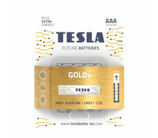Bateria alkaliczna TESLA GOLD+ AAA (LR03) 4 szt. w blistrze