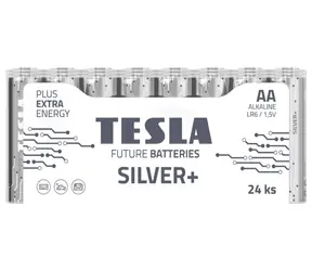 Bateria alkaliczna ołówkowa TESLA SILVER+ AA (LR06) 24 szt./folia