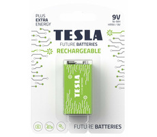 Akumulator TESLA RECHARGEABLE+ 9V Ni-MH 250mAh 1 szt./ HR9V / blister