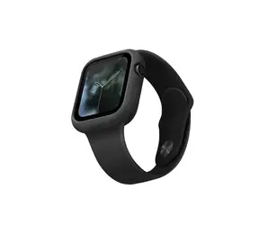 UNIQ Lino etui do Apple Watch (44mm) - popielaty czarny
