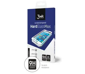 Szkło hartowane 3mk HardGlass MAX do XIAOMI Mi A3 w kolorze czarnym