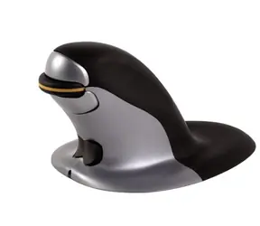 Fellowes Penguin Oburęczna bezprzewodowa - M / Pionowa bezprzewodowa mysz laserowa / 400 i 600 i 800 i 1200 DPI