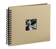 HAMA FINE ART 36x32 cm taupe / Album klasyczny na spirali / 50 stron 