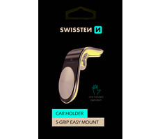 Swissten Easy MOUNT srebrny / Magnetyczny uchwyt do wentylacji samochodowej