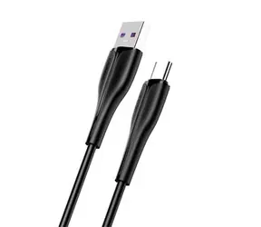 Kabel danych typu C do szybkiego ładowania USAMS SJ376 5A, 1 m, czarny