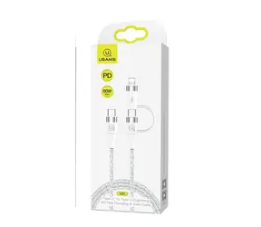 Kabel do transmisji danych USAMS SJ403 U31 Typ C - Typ C (Lightning) biały