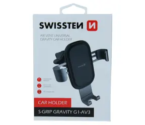Uchwyt Swissten S-GRIP G1-AV3/GRAVITY do wentylacji samochodowej