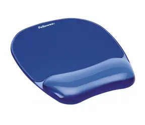 Fellowes CRYSTAL niebieska / Podkładka żelowa pod mysz i nadgarstek