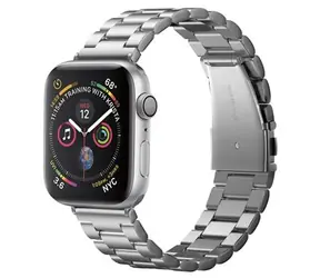 Pasek ze stali nierdzewnej Spigen Modern Fit do Apple Watch 44 & 45 & 46 & 49 mm srebrny