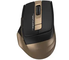A4Tech FSTYLER FG35 brąz / Bezprzewodowa mysz optyczna / 2000DPI / 2,4Ghz / 6tl. + kółko / USB / bateria 1x AA
