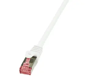 LogiLink CQ2091S S FTP CAT6 10m biały / Kabel krosowy / RJ45-RJ45