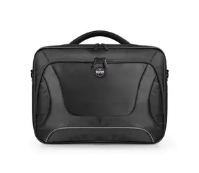 PORT DESIGNS COURCHEVEL Clamshell 17.3" czarna / torba na laptopa 17.3" i tablet 10.1"