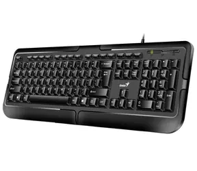 Genius KB-118 / Przewodowy / PS2 / czarny / układ CZ+SK