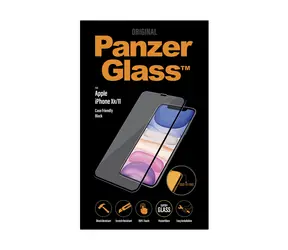 Szkło hartowane PanzerGlass Case Friendly do Apple iPhone 11 i XR w kolorze czarnym