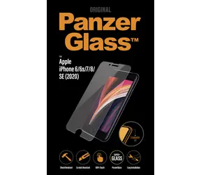 Szkło hartowane PanzerGlass Standard Fit do Apple iPhone SE 2020, 8, 7, 6s i 6, przezroczyste