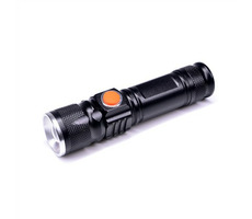 Latarka akumulatorowa Solight WN31 LED 3W / 200lm / USB / Li- ION