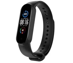 Silikonowy pasek Tactical 661 do XIAOMI Mi Band 5 czarny