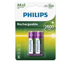 Akumulator Philips AA 2600mAh, NiMH - 2 szt