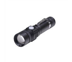 Latarka akumulatorowa LED Solight WN33 z mocowaniem cyklopowym / 400lm / Focus / Li- ION / USB